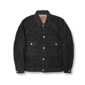 2102BK - Type 2 Black Denim Jacket -