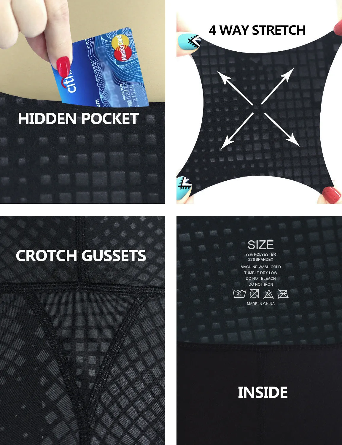 22" inseam 3D Printed Running Pants DISCO_Running