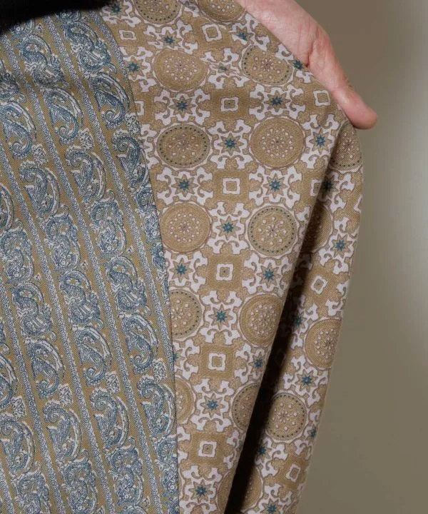 Ajrakh Paisley Patchwork Harem Pants