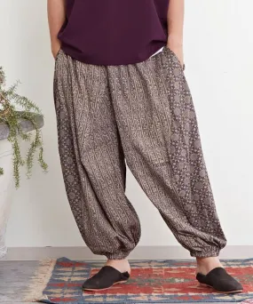 Ajrakh Paisley Patchwork Harem Pants