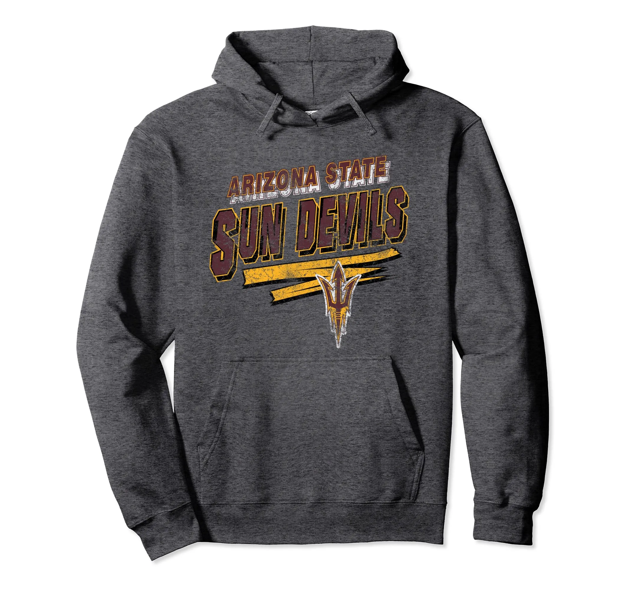 Arizona State Sun Devils Vintage Distress 90's Pullover Hoodie