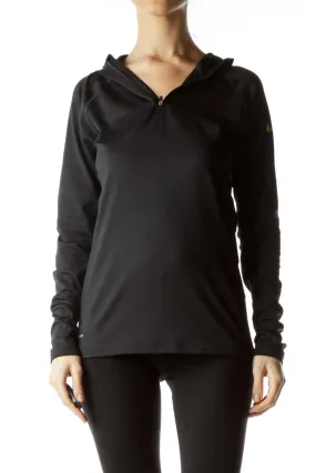 Black Pro Combat Compression Top