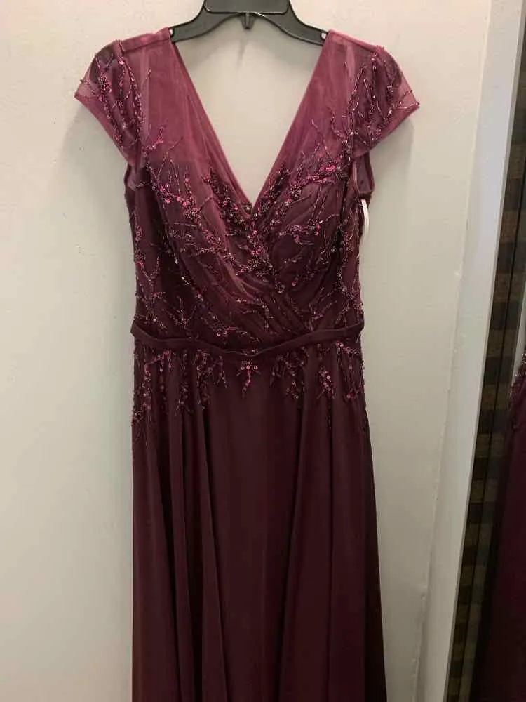 CHRISTINA WU Dresses and Skirts Size 12 WINE LONG Dress