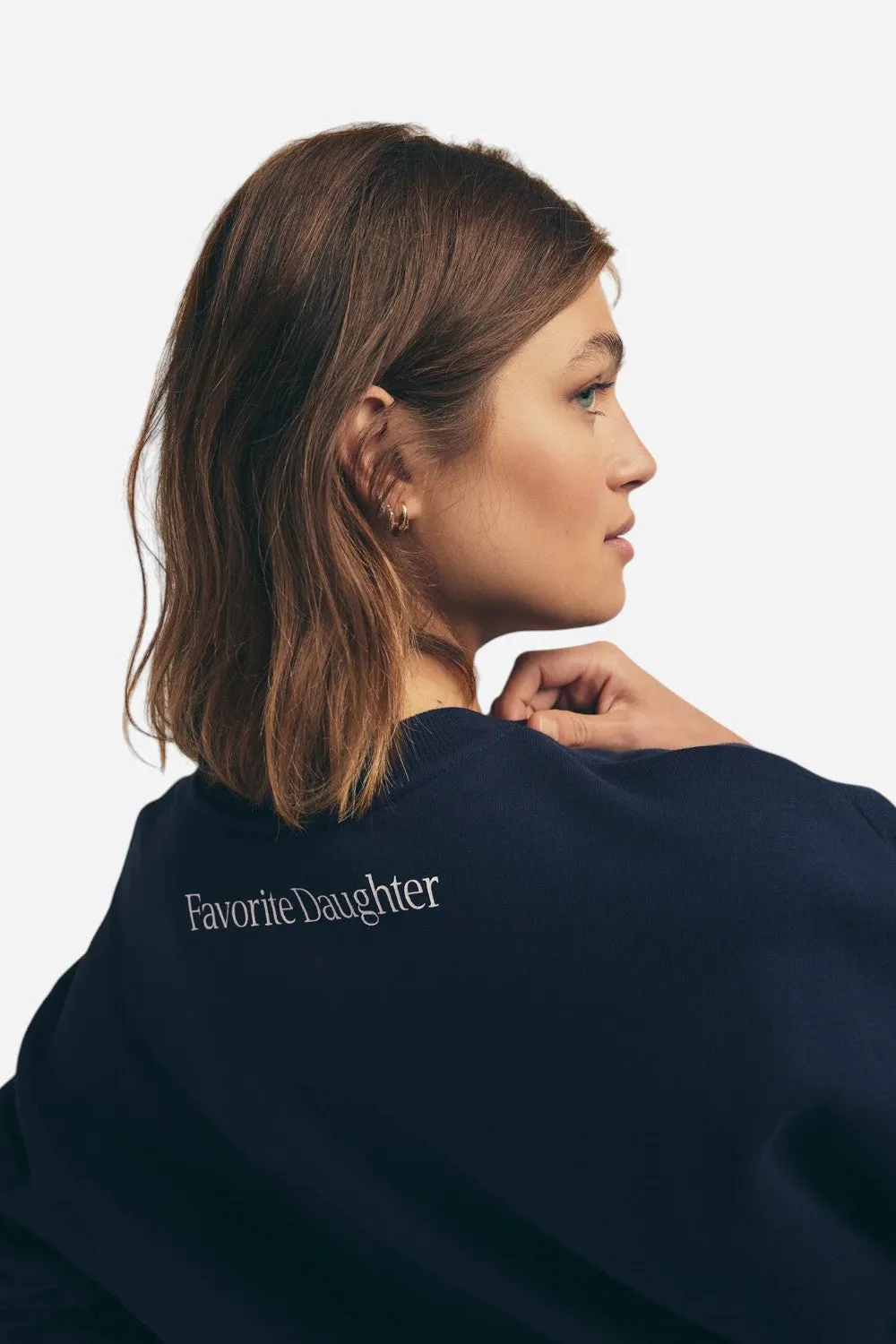 Favorite Daughter Go Sports Sweatshirt Navy