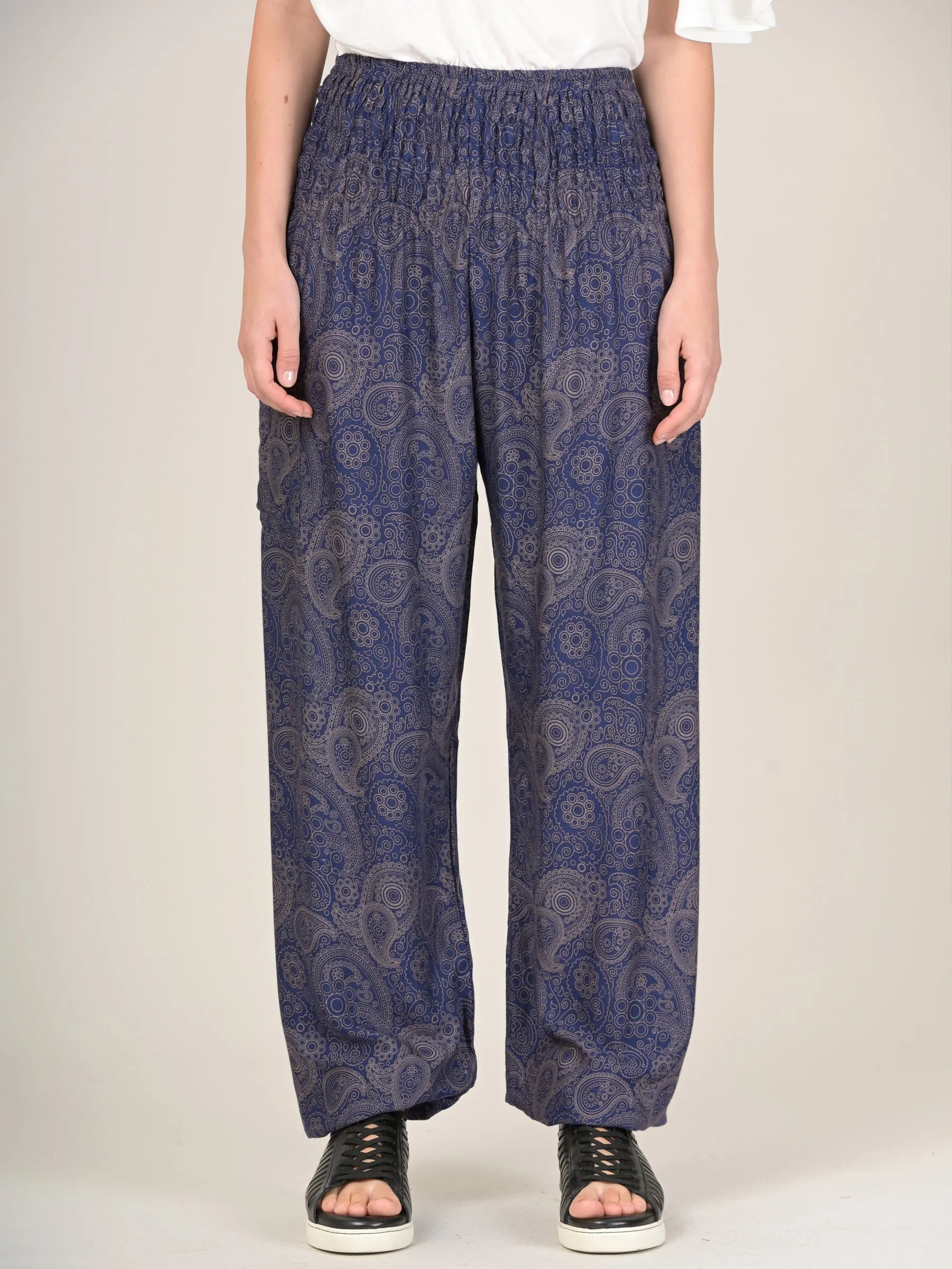 Harem Pants Original - Paisley High Crotch