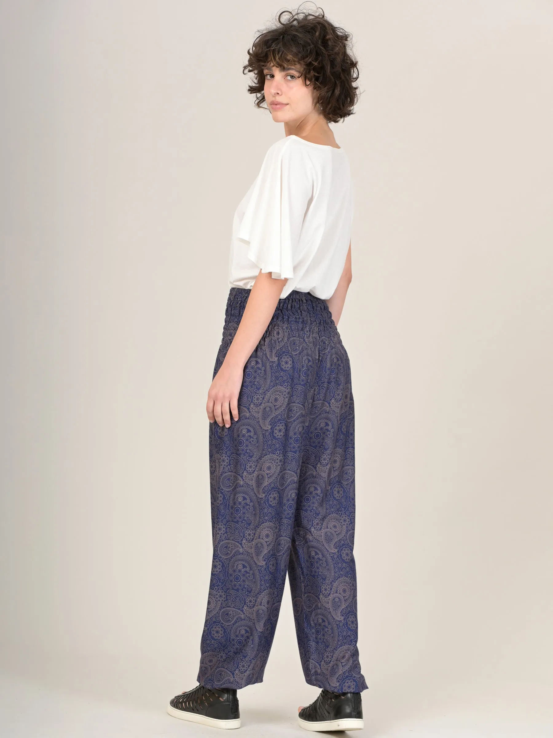 Harem Pants Original - Paisley High Crotch