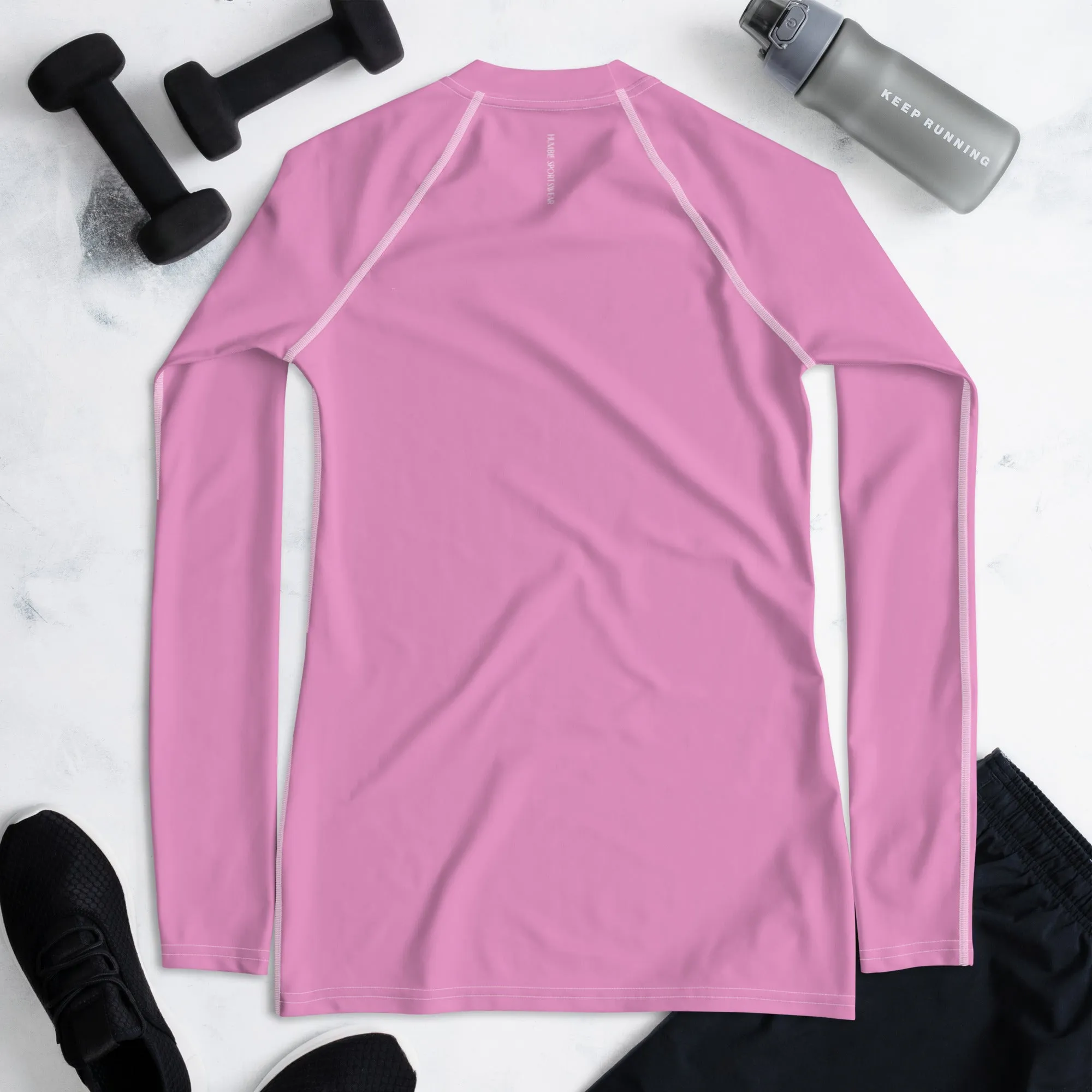 Humble Sportswear™ Melrose Pink Sports Rash Guard