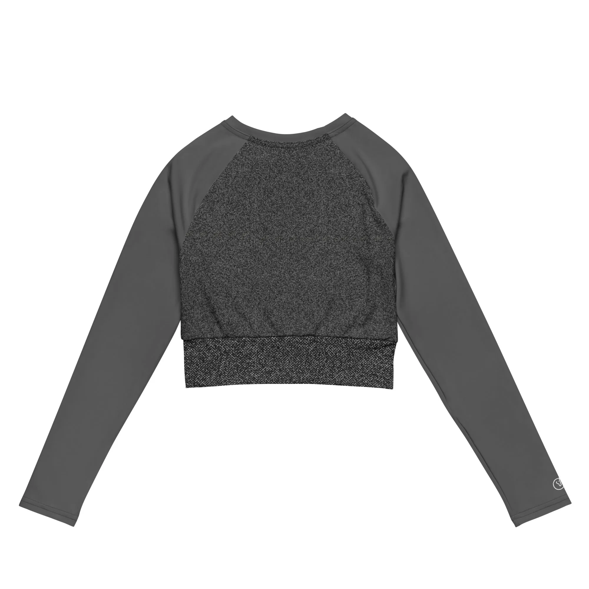 Humble Sportswear™ Pattens Grey Compression Crop Top