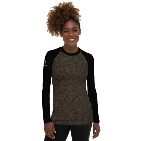 Humble Sportswear™ Torren Dotted Black Sports Rash Guard