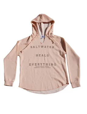 Island Water Sports Saltwater Heals Everything Wave Wash Pullover