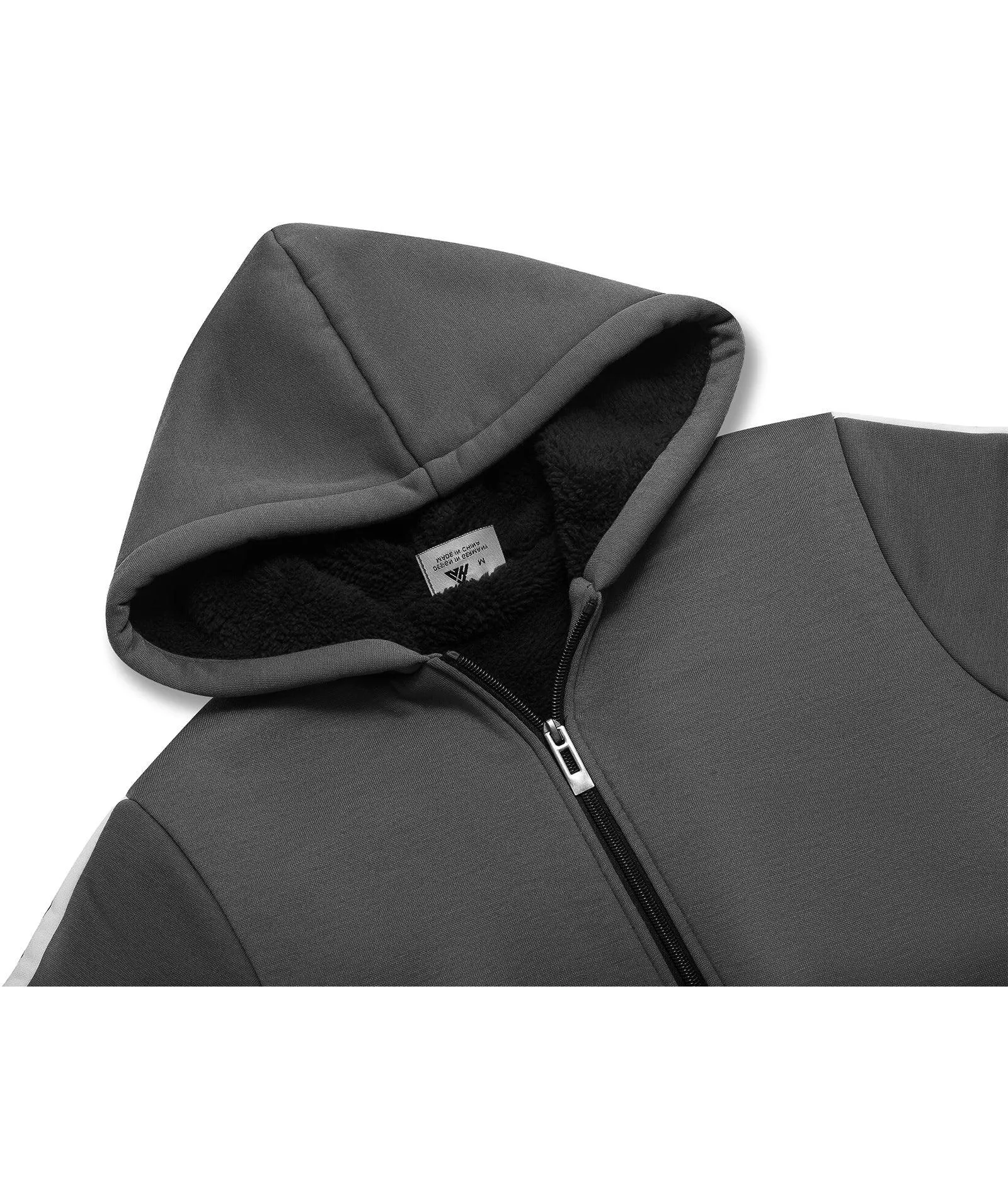 Kid's Sports Fleece Lining Zipper Hoodie-ZPK006202