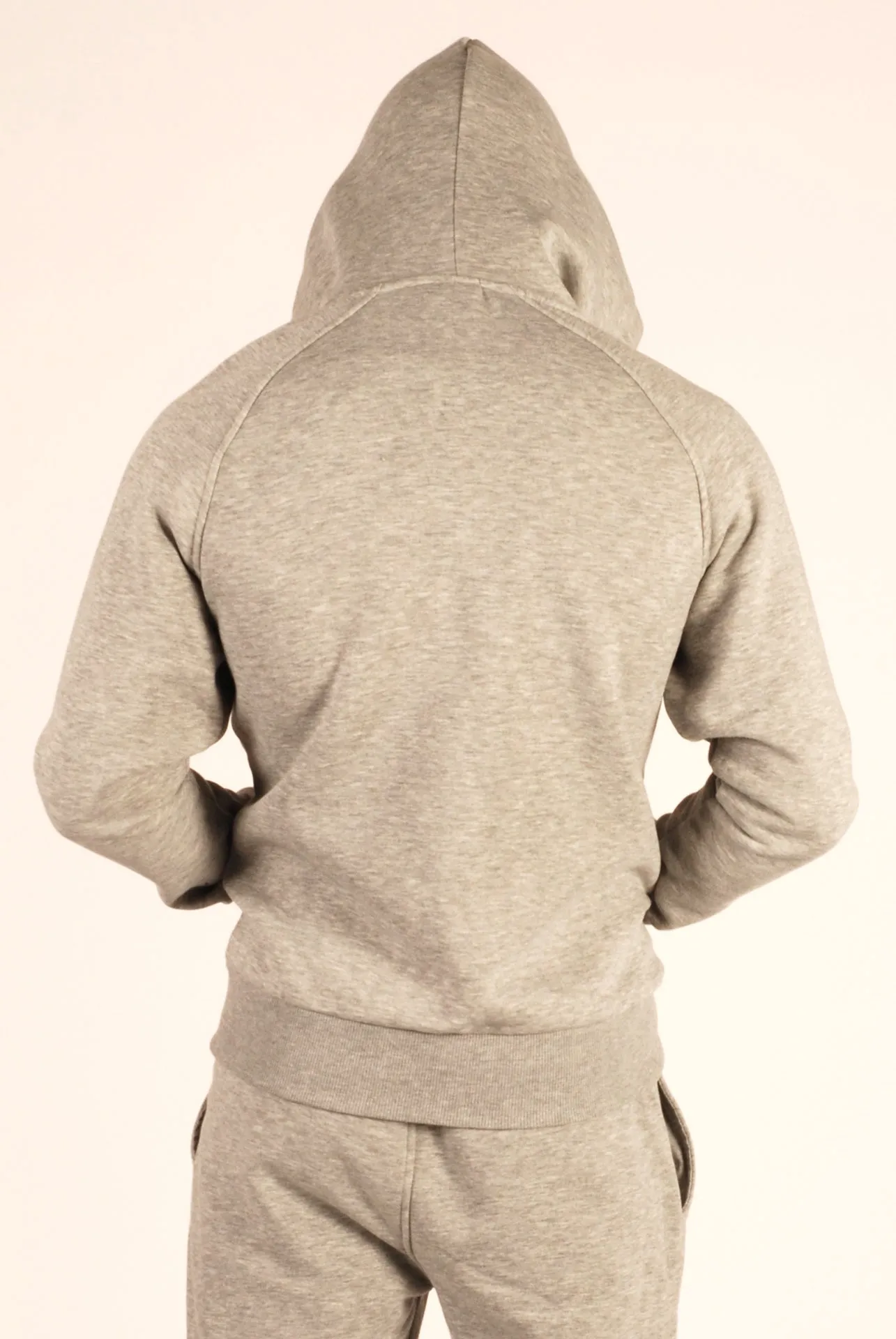 KRONK Gloves Zip Hoodie Regular Fit Sports Grey