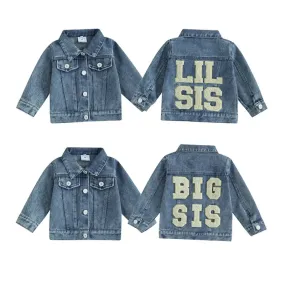 LIL SIS/ BIG SIS Denim Jacket