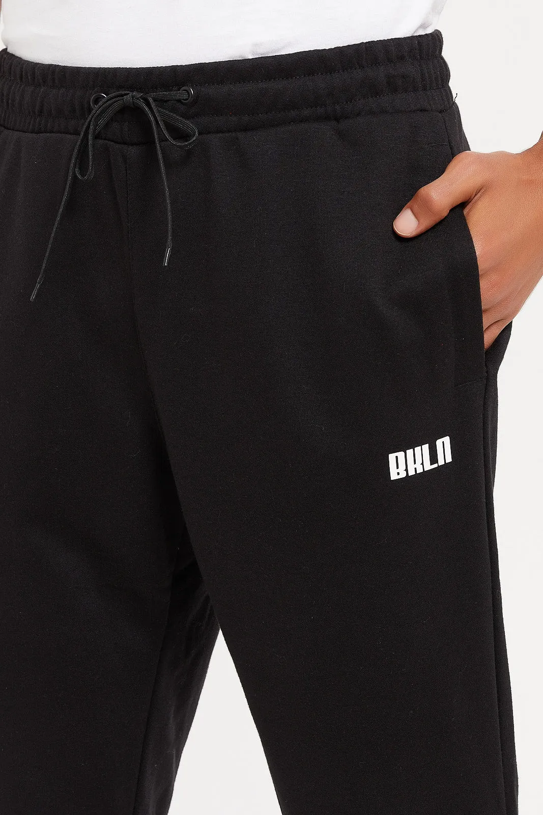 Men Black Active Pants