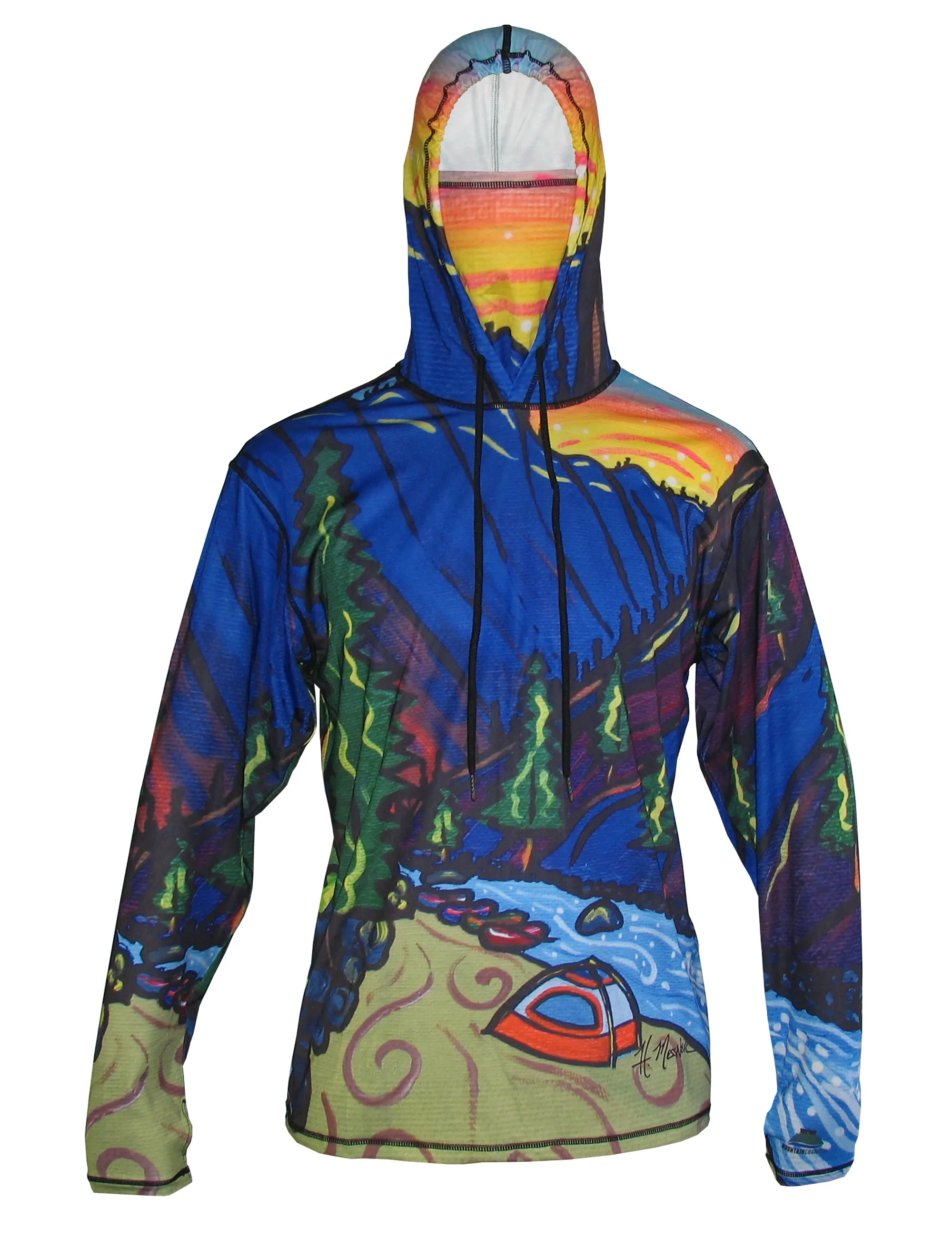 Middle Fork Lightweight Mountain Graphic Hoodie