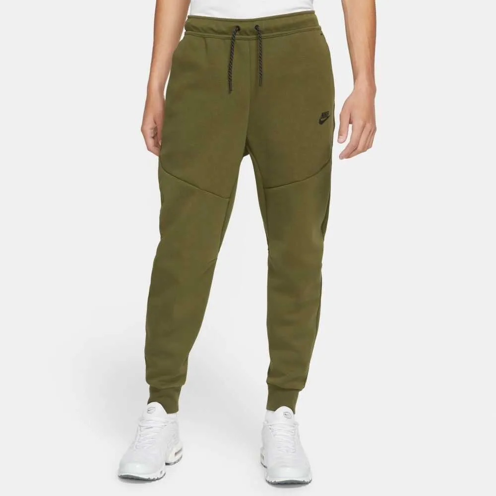 Nike Sportswear Tech Fleece Men's Jogger Pants Medium Olive-Black cu4495-326