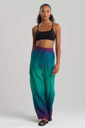 Ombre Printed Gauze Pants