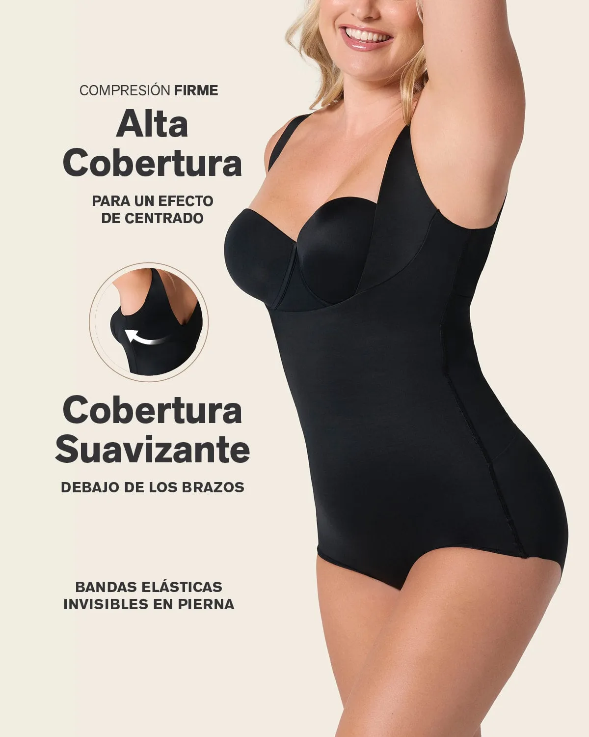 Plunge Back Classic Sculpting Body Shaper