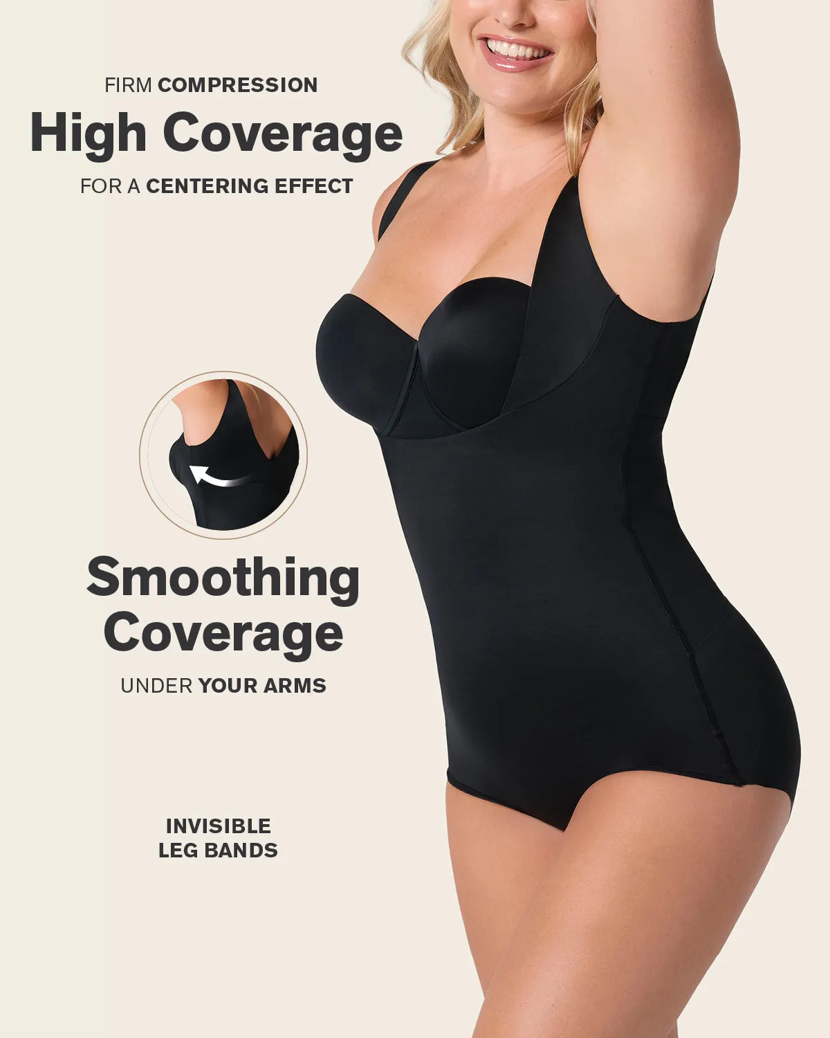 Plunge Back Classic Sculpting Body Shaper