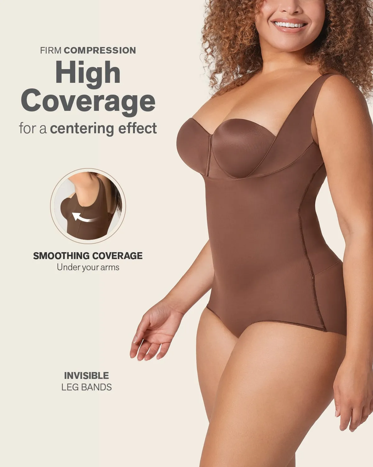 Plunge Back Classic Sculpting Body Shaper