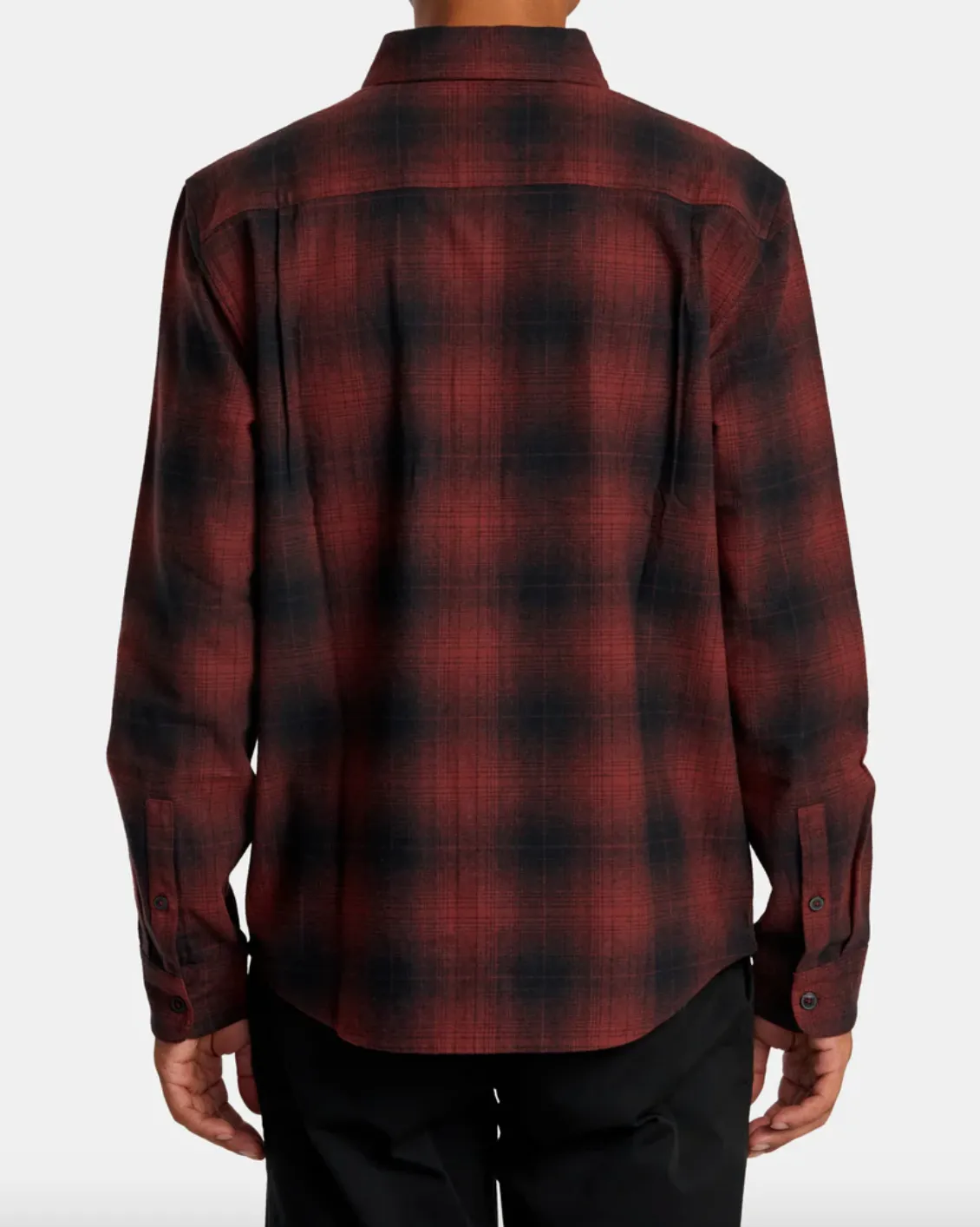 RVCA Dayshift Flannel - Red Earth