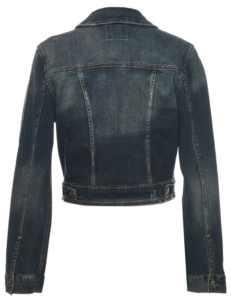 Stone Wash Denim Jacket - S