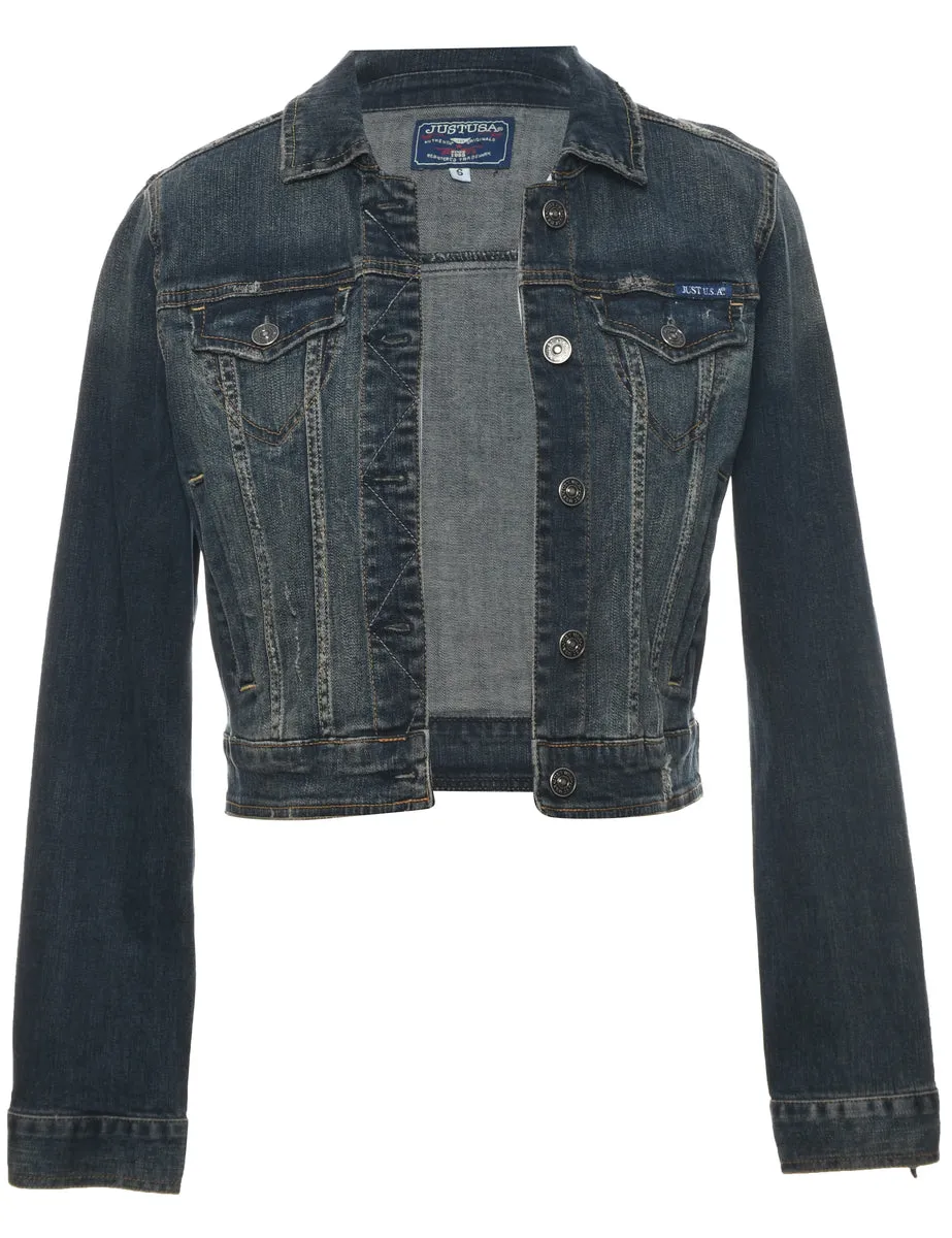 Stone Wash Denim Jacket - S