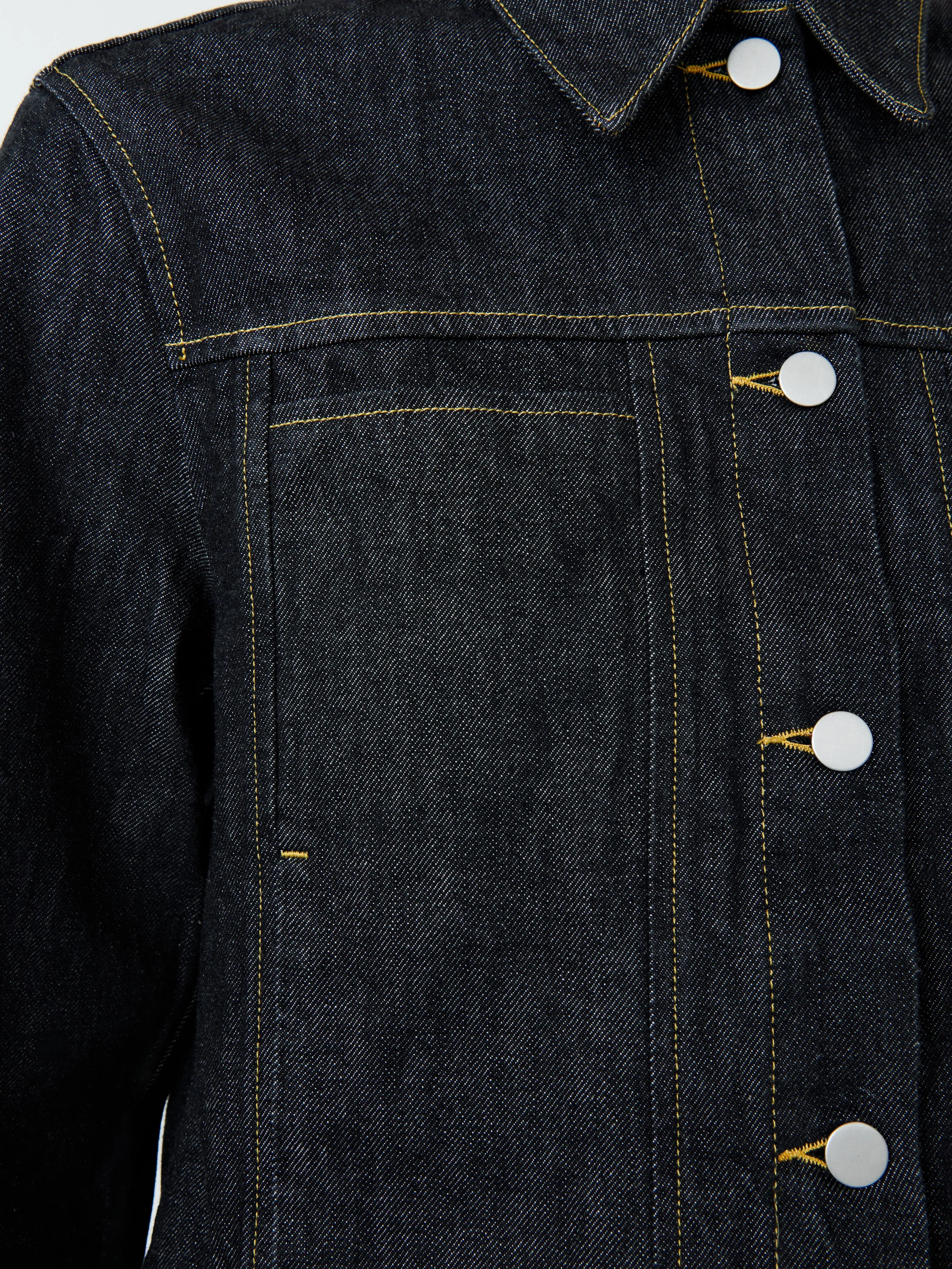 Tahoe Italian Denim Jacket in Black