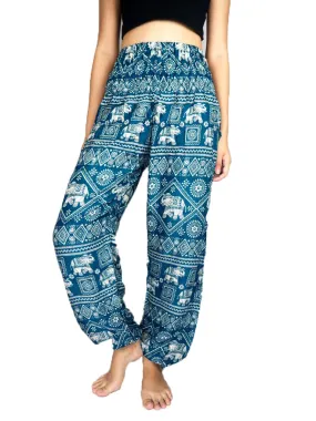 Teal Classic Women's Elephant Pants