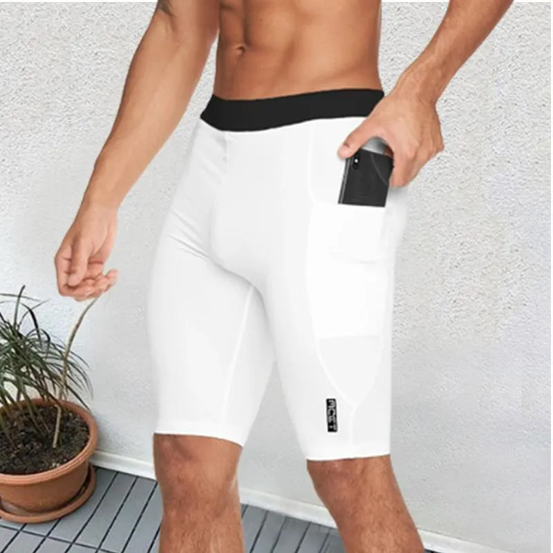 Tight Breathable Running Elastic Men's Shorts