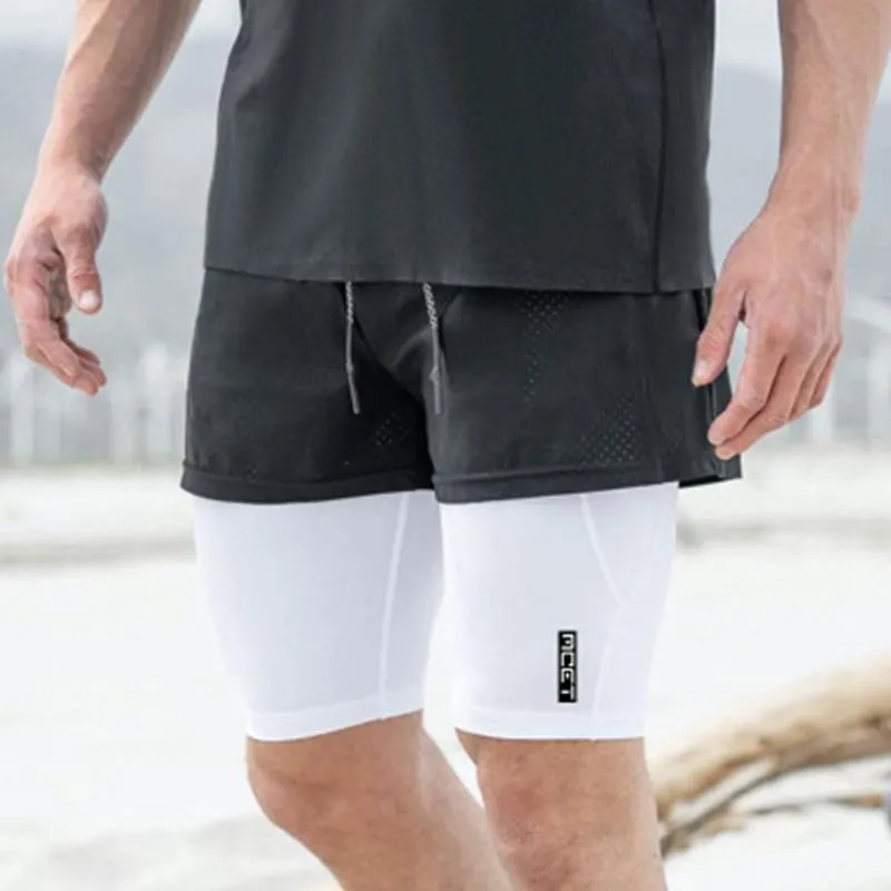 Tight Breathable Running Elastic Men's Shorts