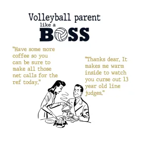 Volleyball Parent Like a Boss  Hoodies