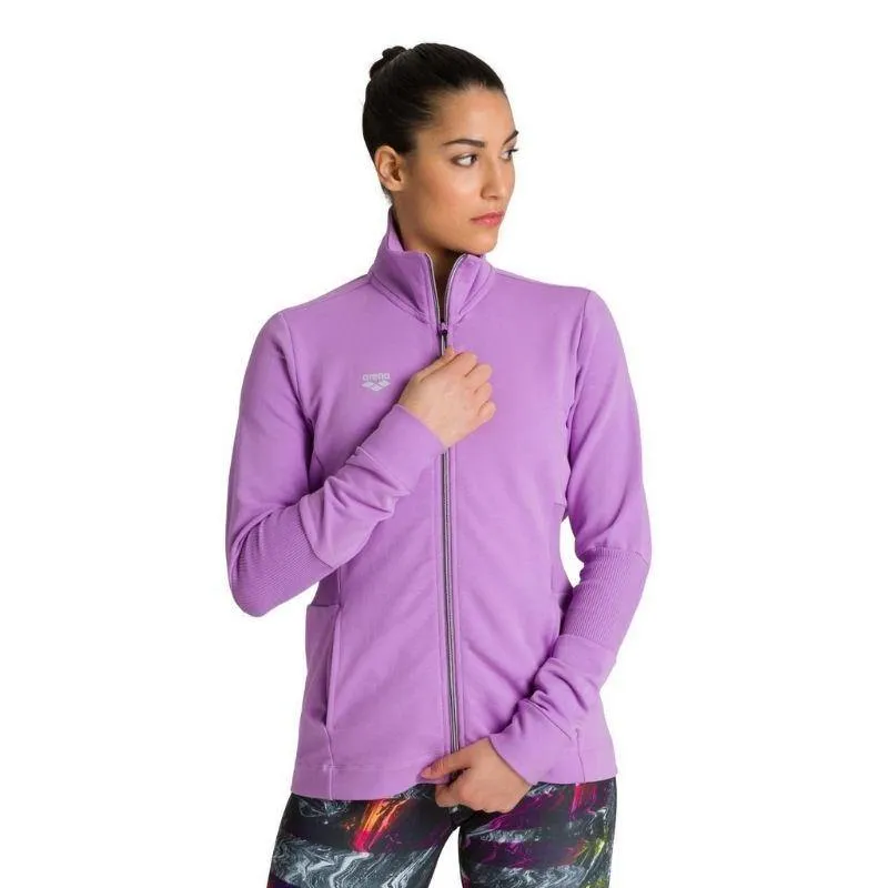 WOMEN'S RIB INSERT FULL ZIP JACKET