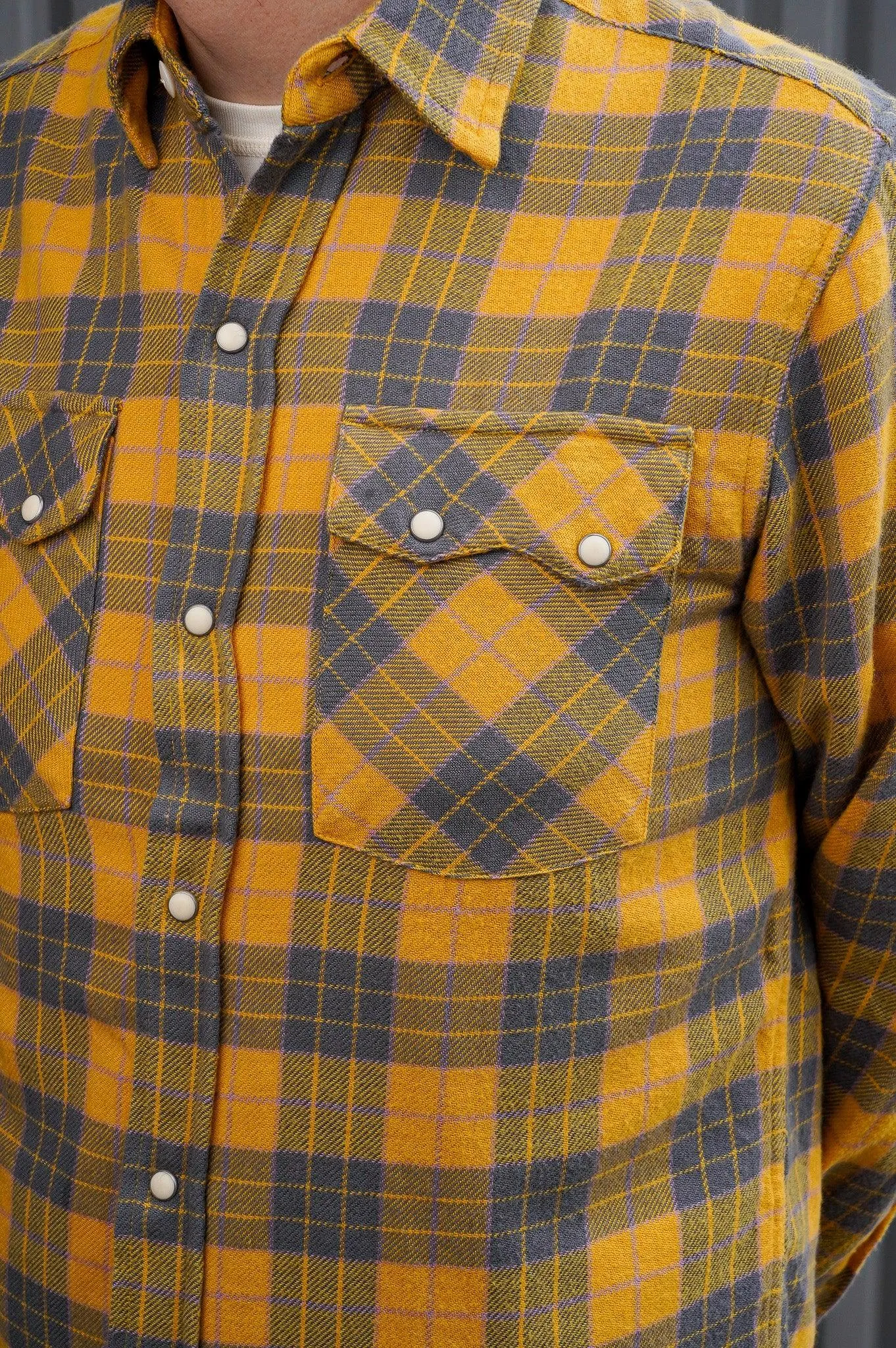 Wythe Flannel Pearlsnap Shirt - Daybreak