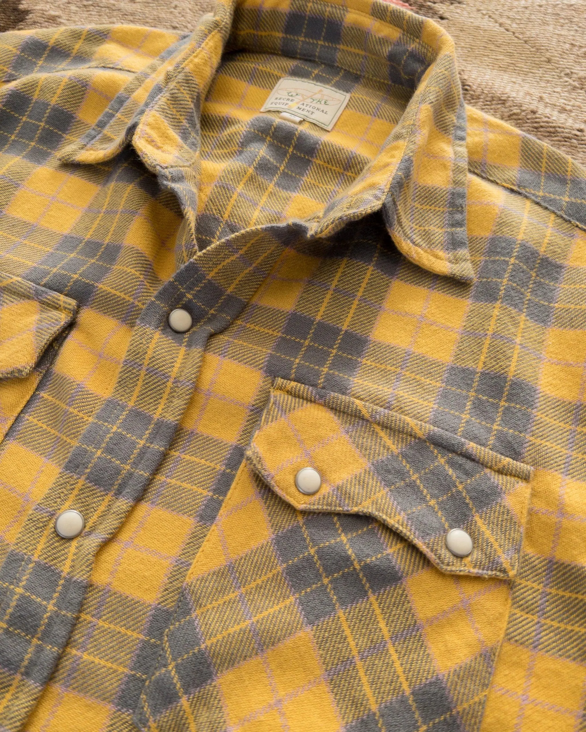 Wythe Flannel Pearlsnap Shirt - Daybreak